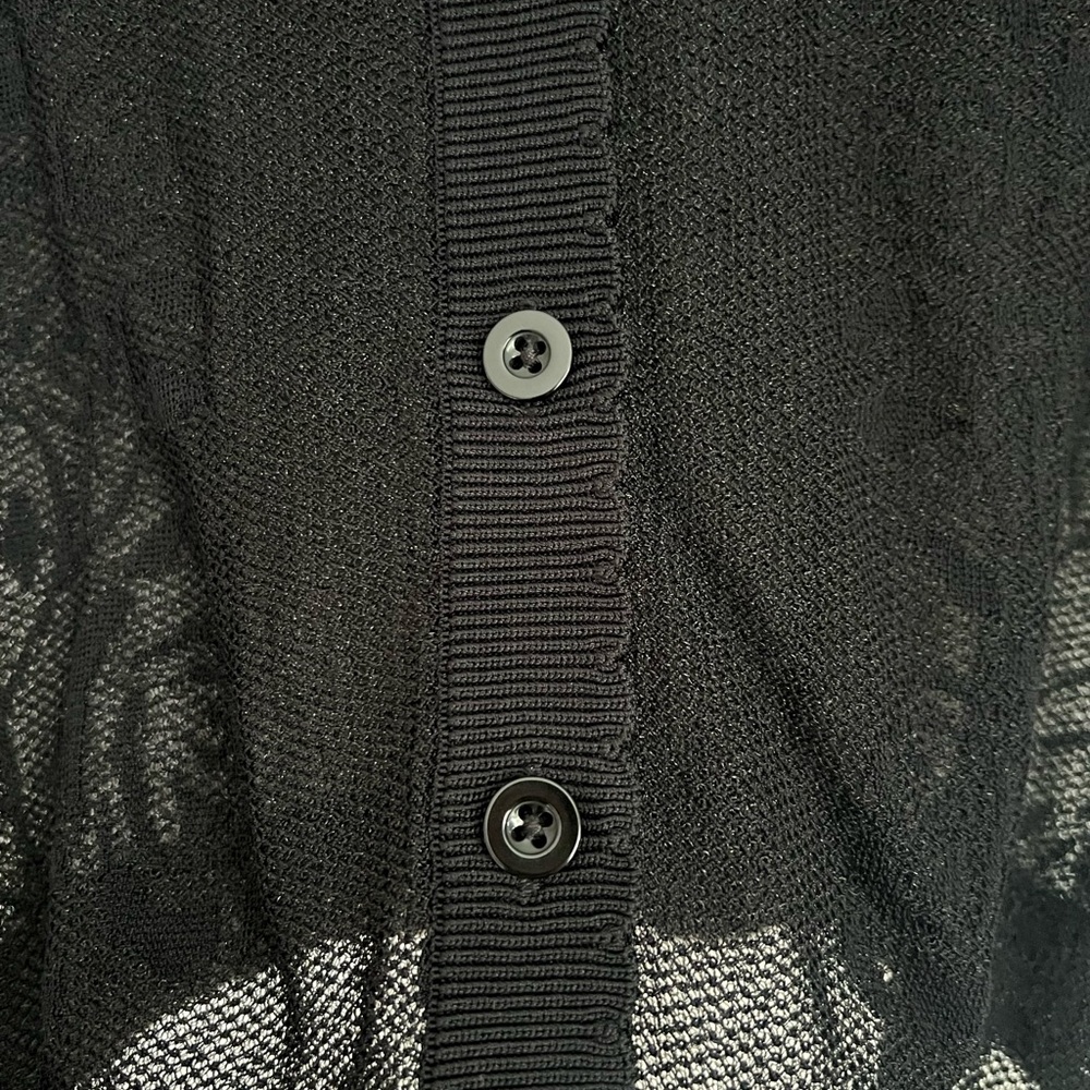 Torrid Pointelle Lace Button Front Crop Cardigan - Picture 5 of 10